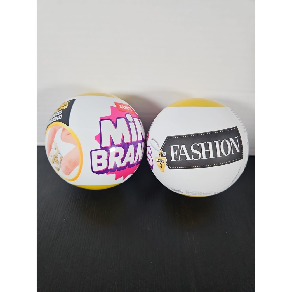 (2) ZURU Mini Brands Fashion Series 3 Surprise Handbags Capsules Limited Ed (A)
